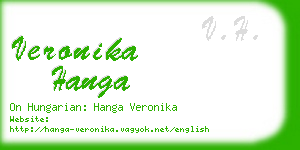 veronika hanga business card